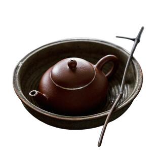 觅白包银紫砂壶宜兴原矿朱泥小品壶梨式手工夫泡茶具器双银口复古