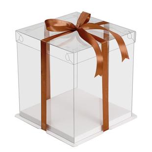 全透明蛋糕盒加高寸6寸8寸10寸12寸单双层生日蛋糕盒子甜品包装盒