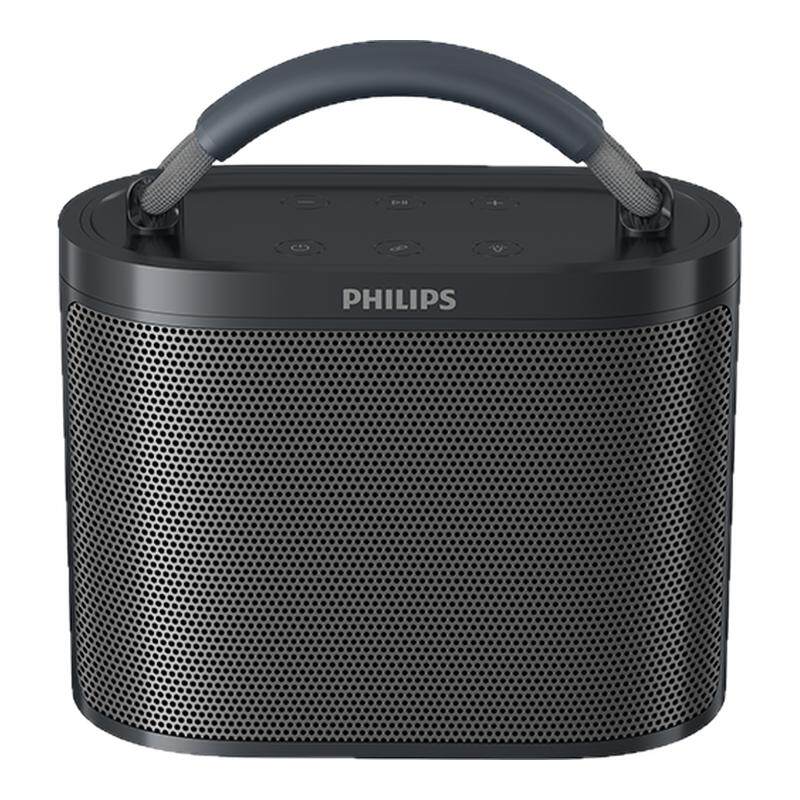 philips飞利浦长续航无线蓝牙音响户外便携式超重低音炮插卡音箱