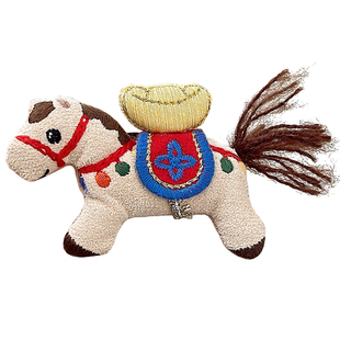 可爱小马本命年胸针女新年氛围感配衣服围巾装饰胸花毛衣别针配饰