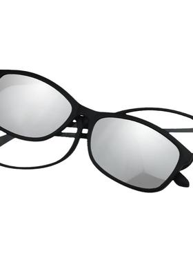 偏光磁吸套镜男款超轻近视太阳镜磁铁吸附夜视夹片墨镜眼镜框驾驶