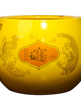 聚宝盆摆件招财聚财家用装饰景德镇陶瓷乔迁开业招财进宝缸送礼品