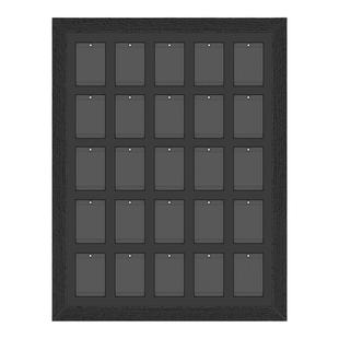 定制强磁卡砖球星卡NBA游戏王挂墙展览陈列架展示盒装裱框