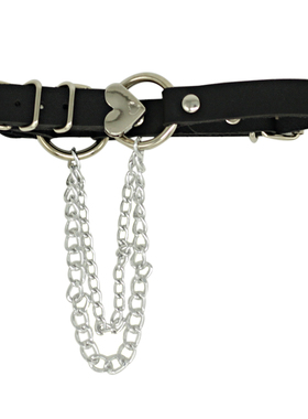 朋克黑色女ins性感带潮脖颈项链