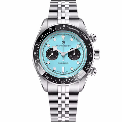 伯佳尼男士多功能防水夜光计时表