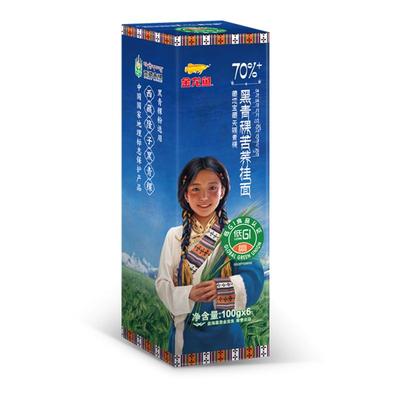 金龙鱼70%黑青稞苦荞挂面100g*6
