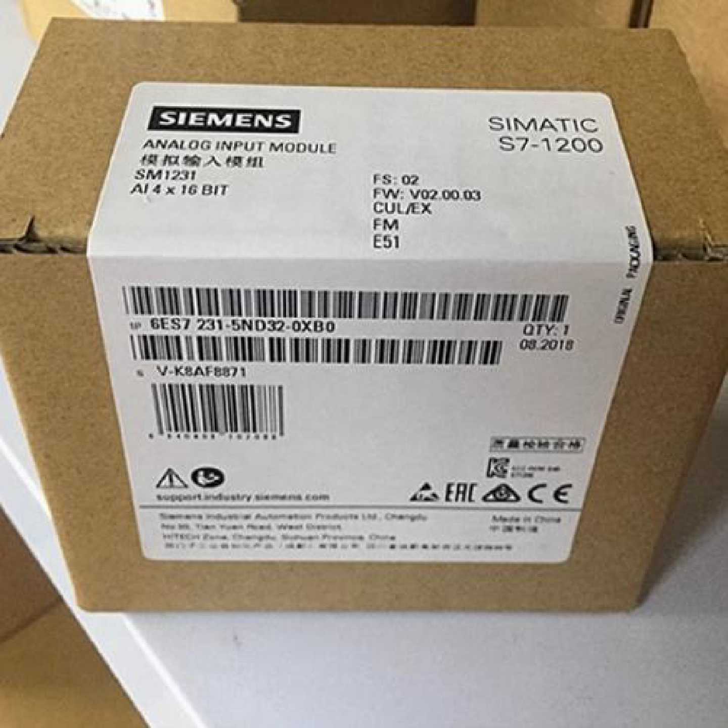 议价6ES72315ND320XB0西门子SM1231模拟量模块6ES7231-5ND32-0XB0图片