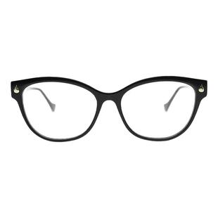 massing猫眼显脸小黑框素颜神器小火苗防蓝光眼镜近视可配DP-002