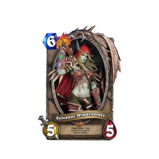Blizzard暴雪官方正版游戏周边炉石传说希尔瓦娜斯卡牌艺术雕像