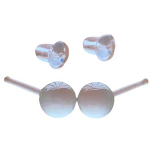 天然玉石一体耳钉防过敏养耳棒冰种原创新款工艺人气饰品睡觉不摘