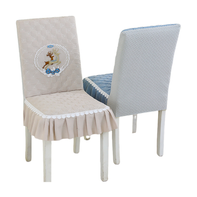 新款简约现代一体椅子套罩椅垫全包凳子套罩弹力椅套椅垫四季通用