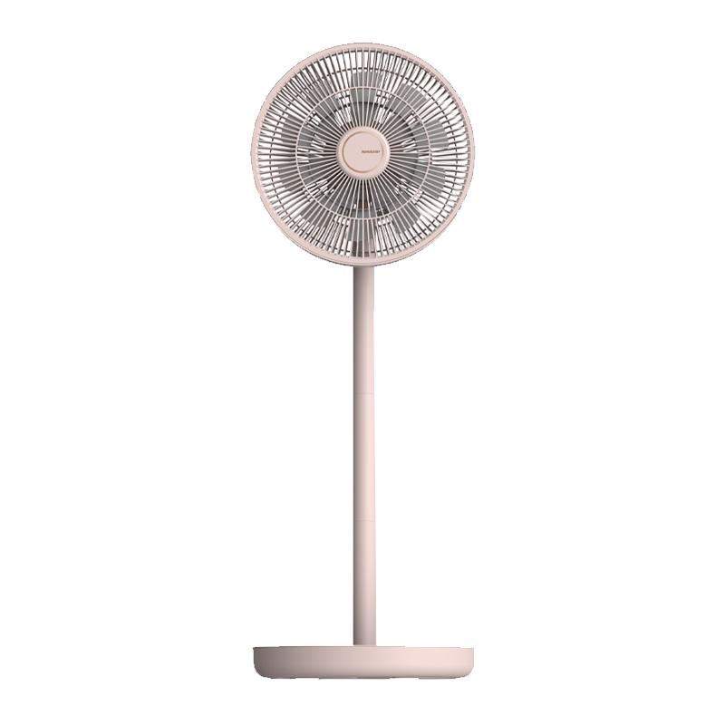夏普无线折叠空气循环扇电风扇家用落地音轻台式立式两用伸缩充电