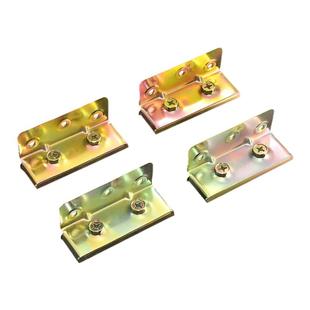 床挂扣插件重型床角码角铁连接件镜框挂画固定木床架家具五金配件