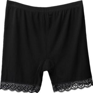 女莫代尔棉安全裤防走光女夏安全裤舒适平角女防狼打底短裤超短