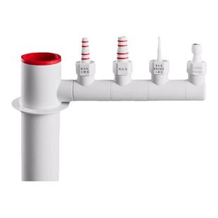 厨房下水管三通分水阀前置过滤器排水管道洗碗机净水器多功能接头