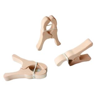 华德福社区店娃娃家实木夹子不会坏的实木夹子实用wooden clips