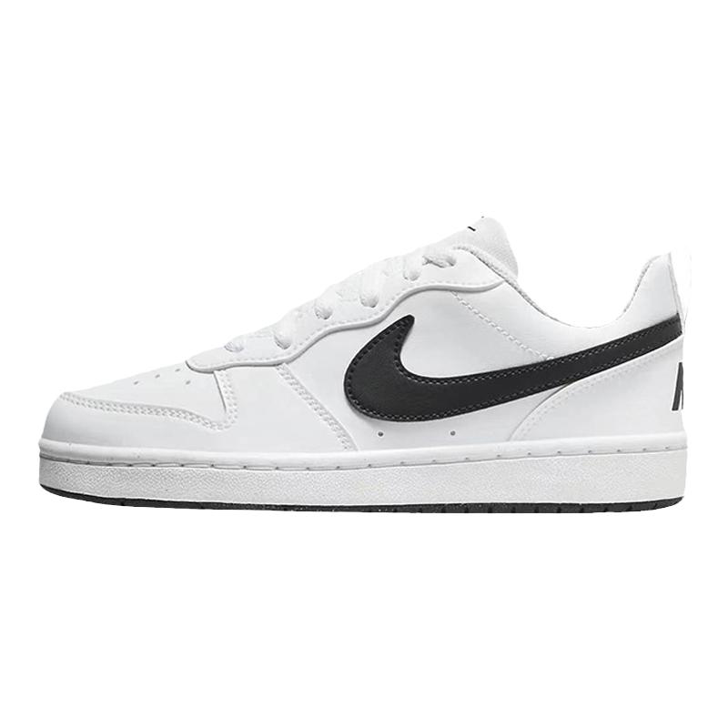 Nike耐克Court Borough GS经典黑白粉女子休闲低帮板鞋DV5456-104