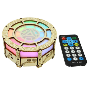 科学实验遥控炫彩灯自由调节小学生steam手工科技小制作电路玩具