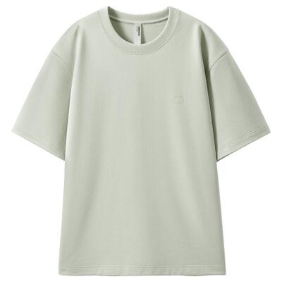 蕉内非常502Regular男女情侣三防轻薄棉感透气休闲短袖白色t恤