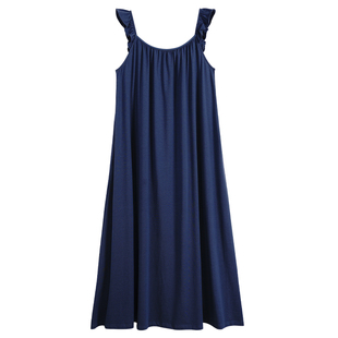 情侣款睡衣夏季吊带睡裙女凉感棉夏天短袖长裤纯棉男士家居服套装