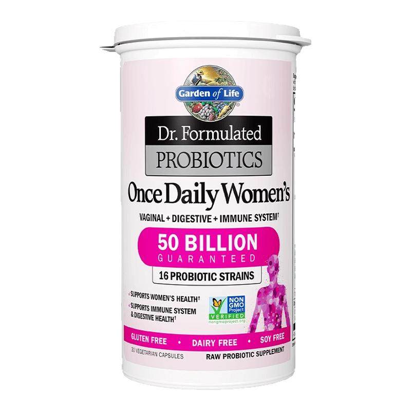 保税仓 美国Garden of Life生命花园女性益生菌30粒500亿私密健康