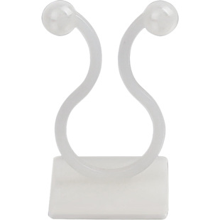 宗意KL粘贴式扭线环电线固定扣电脑线收纳束线器绑线捆线线卡自粘