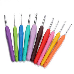 手工硅胶勾针软柄钩针初学者工具套装编织家用勾毛衣的针鞋毛线