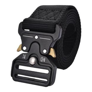 合金扣军迷特种兵休闲男作训战术内腰带户外帆布尼龙自动插扣皮带