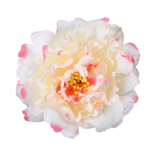 仿真牡丹花大朵 DIY手工古风头饰帽胸花婚庆材料绢花 油画风花朵