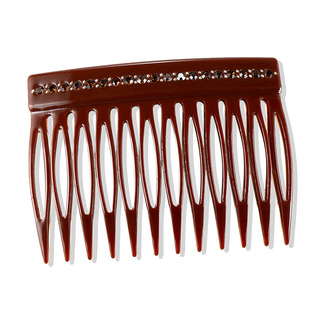 佩妮插梳水钻发梳韩国盘发梳子倒插刘海发梳头饰无痕ins网红发叉~