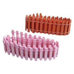 迷你小栅栏围栏微缩场景diy材料园艺盆栽木质小篱笆圣诞新年装饰