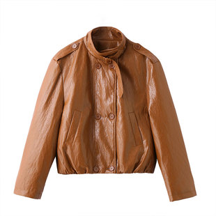 超好看派克皮衣羽绒服外套女冬季短款2025新款今年流行爆款小个子