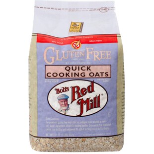 隔夜燕麦无糖老式麦片鲍勃红磨坊即吃无麸质燕麦片Gluten Free