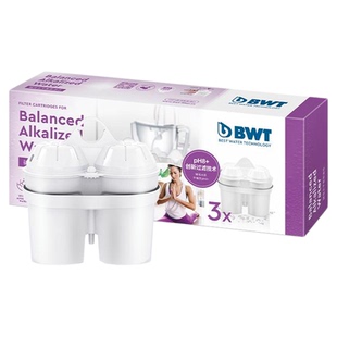 BWT滤芯德国倍世净水壶过滤水壶家用净水器弱碱性水滤芯原装进口