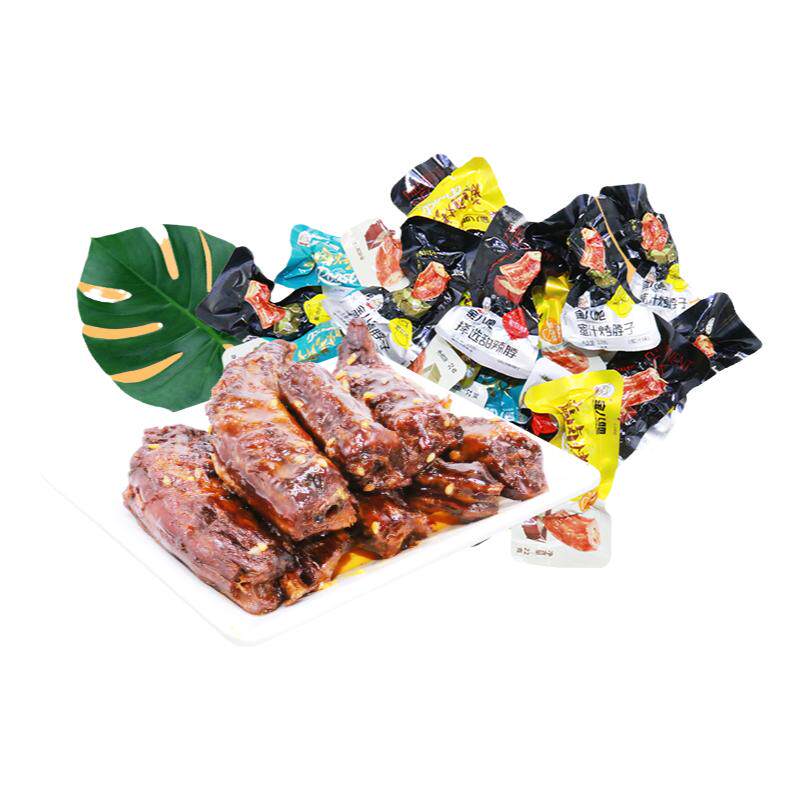 工厂直发烤脖卤味金八吧