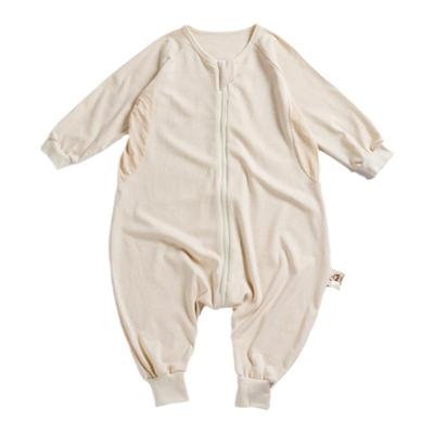 长袖有机棉100%棉春秋婴儿睡袋