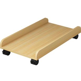 台式电脑主机托架桌下收纳置物架支架拖板托盘可移动滑轮机箱底座