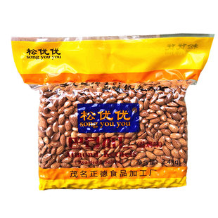 巴旦木仁净重5斤装美国大杏仁整箱原味扁桃仁2500g五仁馅料做奶枣