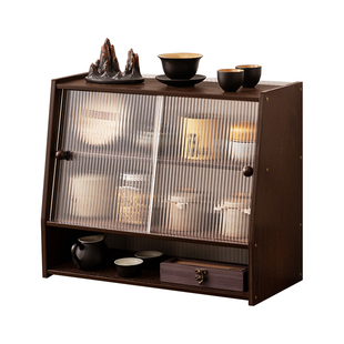 新中式博古架桌面杯架茶桌置物架桌上紫砂壶实木茶具多层摆放架子