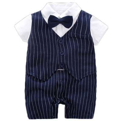 男宝宝绅士礼服爬服周岁满月