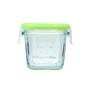 美泰滋宝宝辅食盒保鲜储存可蒸煮便携密封碗婴儿冷冻分装盒玻璃