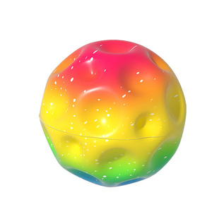 申沃手腕弹力球月球石儿童腕力球发光带绳回弹跳跳球小孩解闷玩具