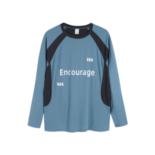 显瘦宽松大码胖mm女健身服瑜伽服上衣速干衣跑步长款字母运动T恤