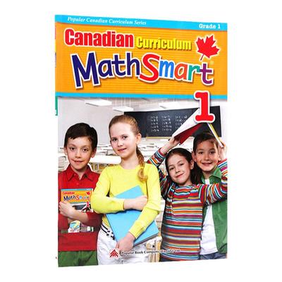 进口英文原版正版  加拿大教材 Canadian Curriculum Math Smart Grade 1 数学学习练习册 一级