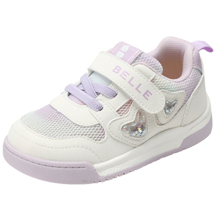 百丽童鞋女童运动鞋2026新款儿童鞋子网面透气休闲板鞋小童稳步鞋