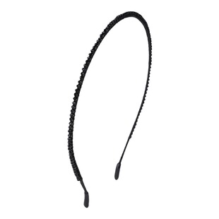 细发箍女款短发黑色水钻法式金属细边极细防滑不勒头发捆发苦头箍