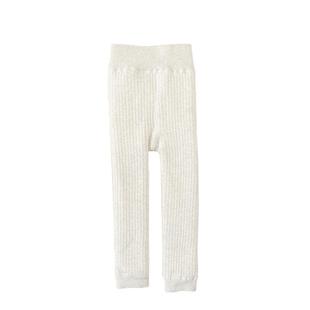 贝肽斯女童袜子2026年秋冬新款女孩棉裤宝宝加绒加厚九分打底裤S