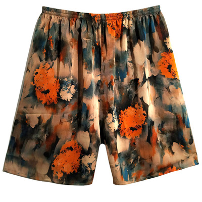 真丝短裤夏季薄款家居宽松五分裤