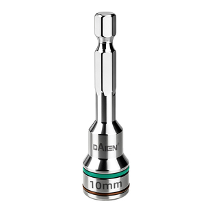 燕尾螺丝套筒批头无磁钢珠六角套头8mm自攻丝工具套装手电钻10mm