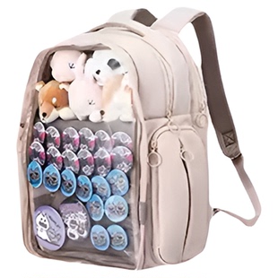 日本正品代购 ELECOM多功能透明双肩包痛包 限定旅行包